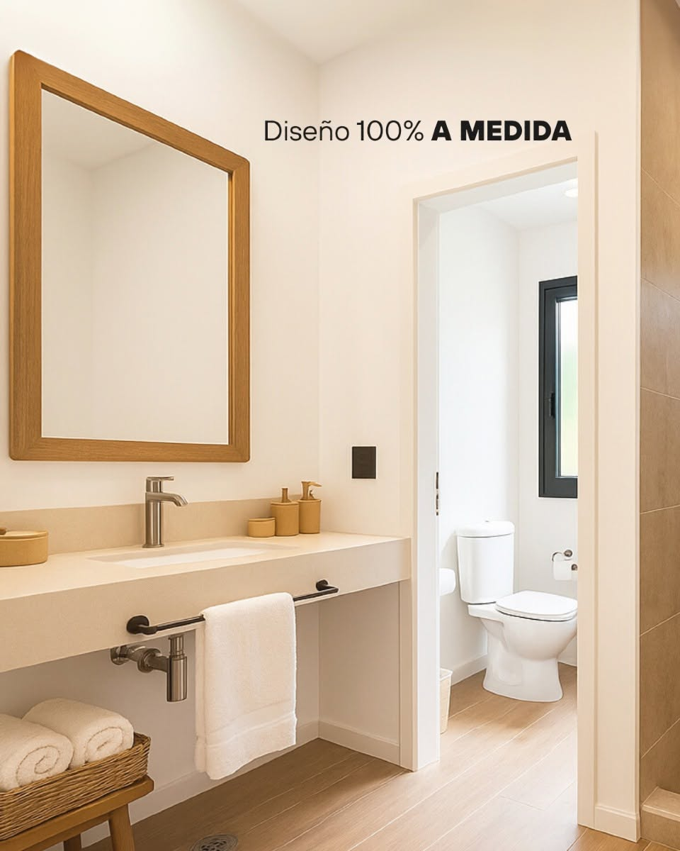Baño terminado, diseño 100% a medida — material oficial easybrick®